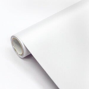 Gloss White Peel & Stick Vinyl – Countertop Cabinet Cover 17.7"x394" – New